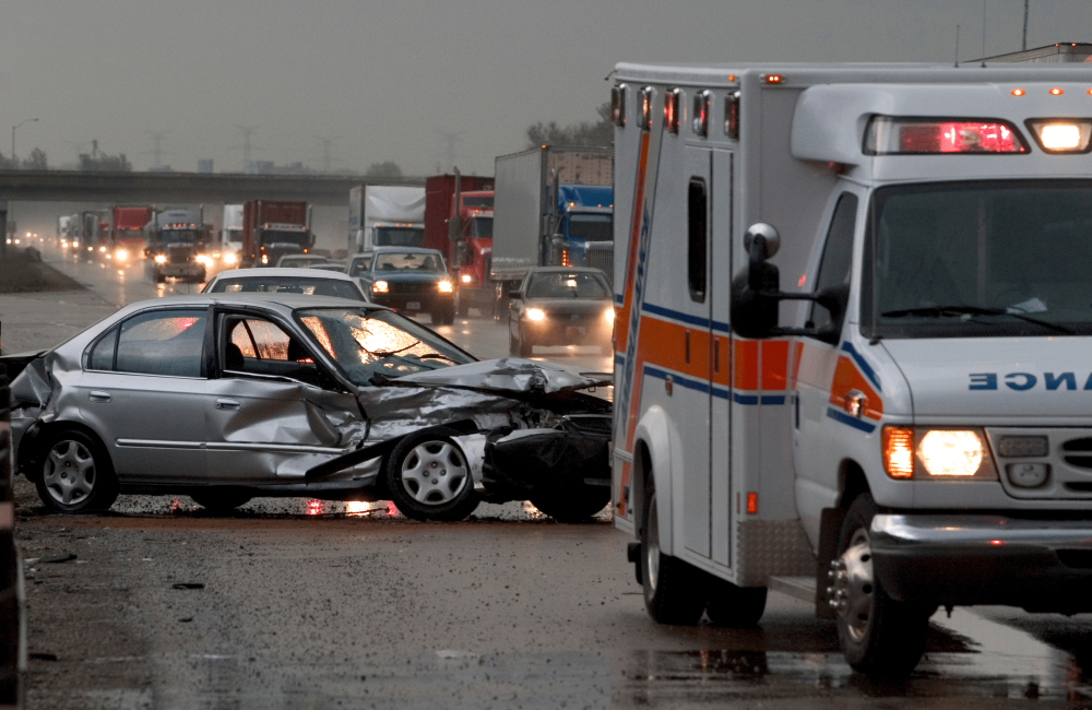 car accident with ambulance. Louisiana auto accident attorney